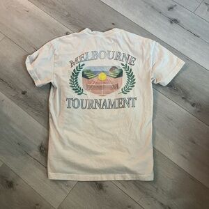 Abercrombie & Fitch Cream Graphic T-Shirt